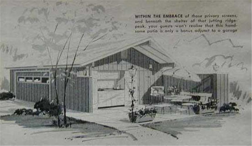 2 Car Garage HowTo build PLANS w/Patio Barbecue Shelter