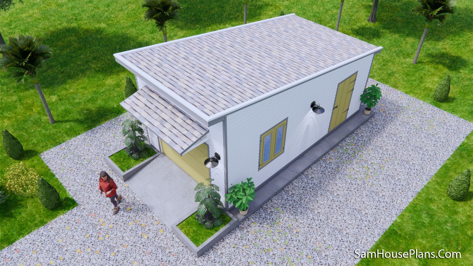 13×23 Garage Shed Roof 4×7 Meter 1 Car Shed Plan PDF Plans (A4 Hard Copy)