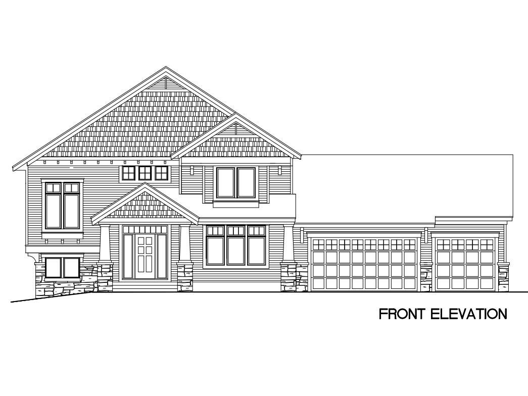 Custom Home House Building Plans 4 bedroom Blueprints 4,057 sq ft PDF files