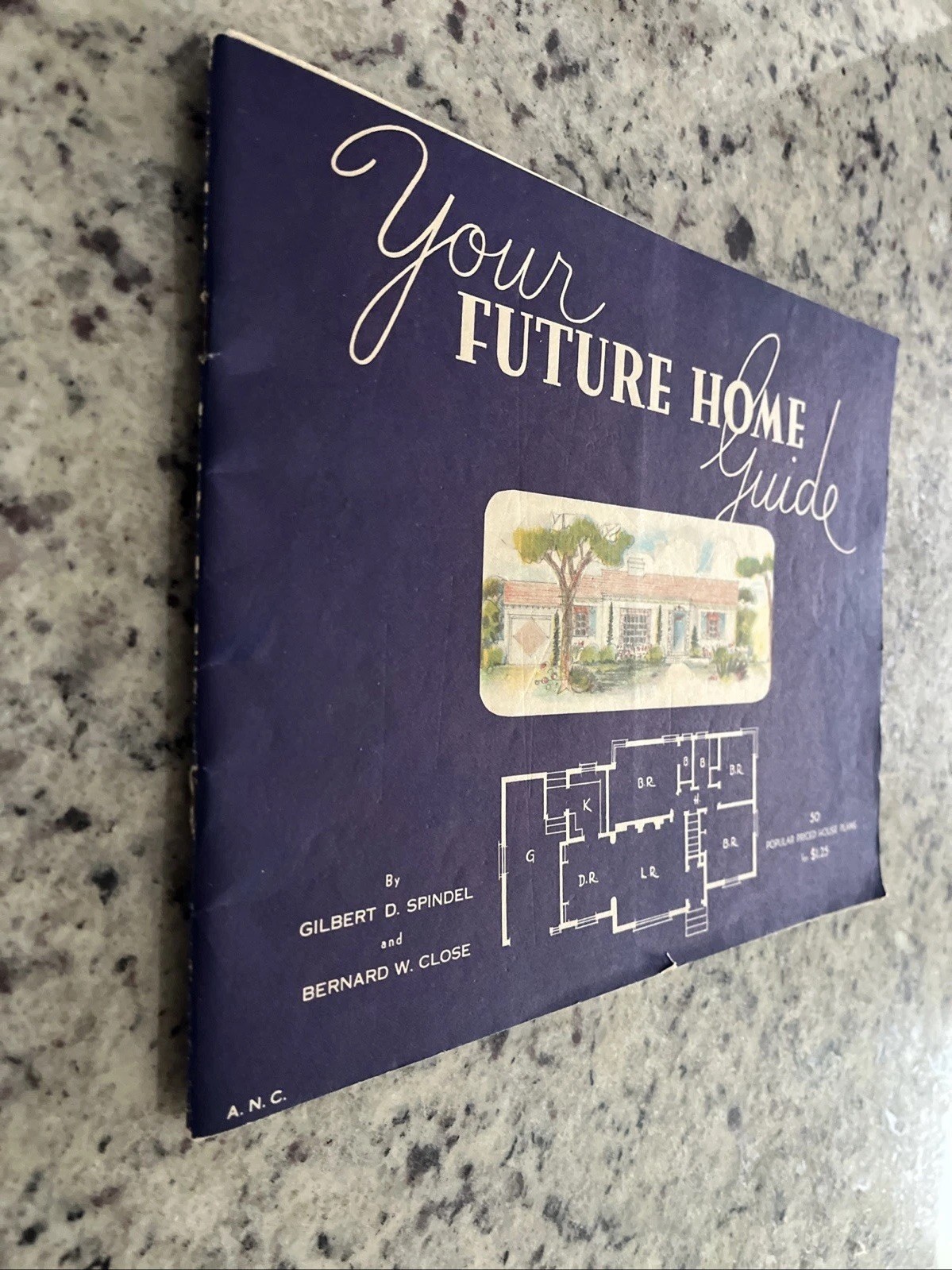 Vintage 1945 Future Homes Co Home Plan Catalog MCM Ranchers 50 Colorful Drawings