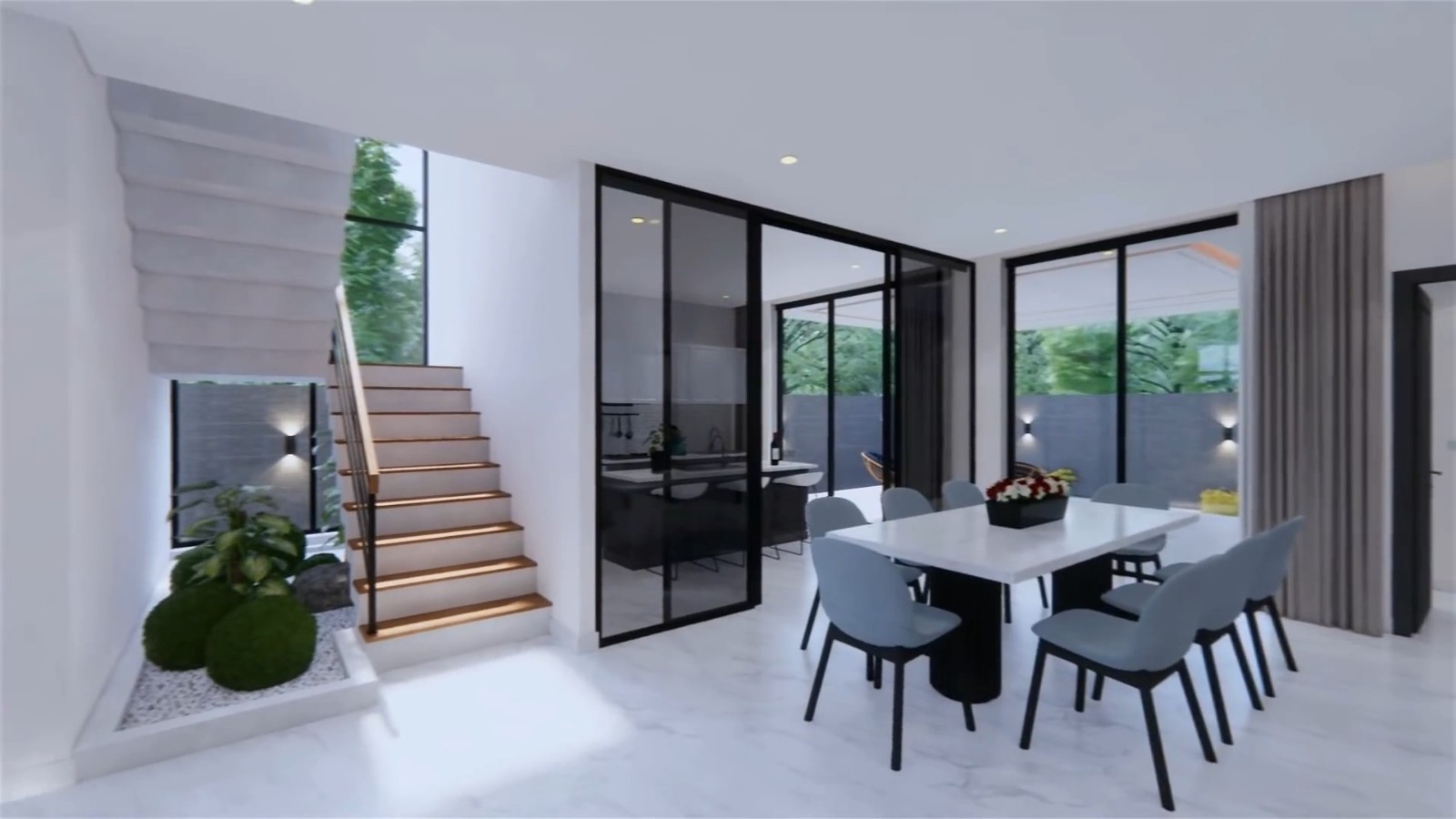 39×49 Feet Modern House Plan 12×15 Meter 5 Beds 6 Baths Flat Roof (A4 Hard Copy)