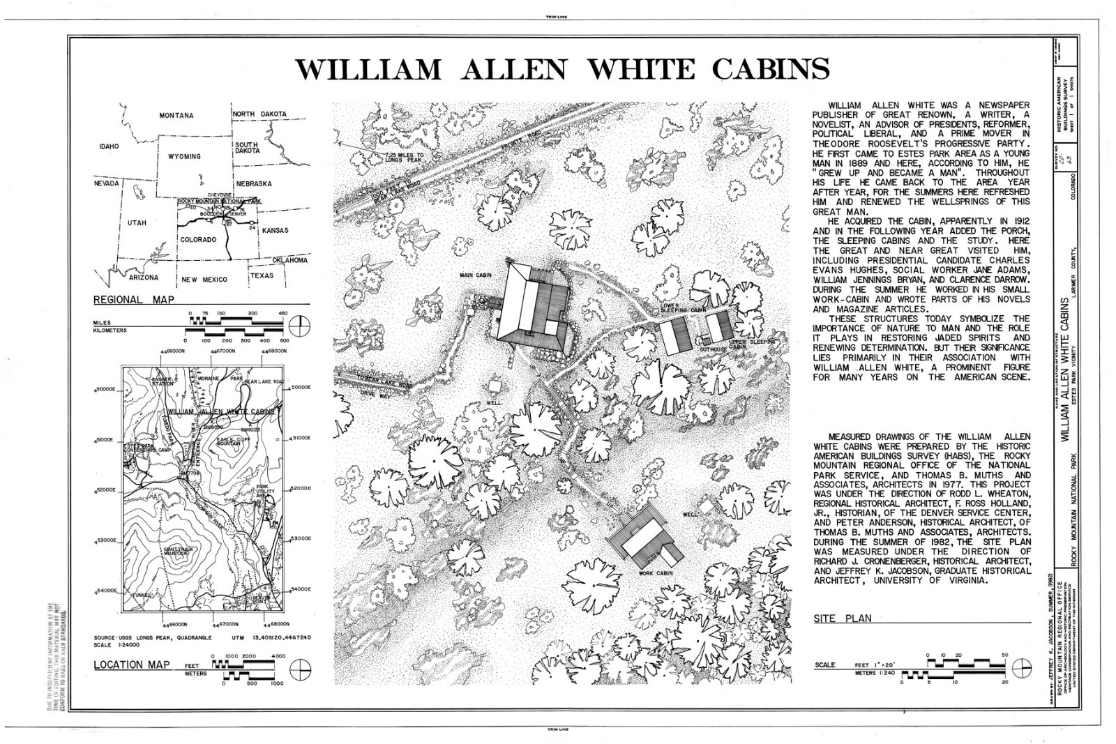 Craftsman Style Country Cabins house plans, architectural prints, 4 cabins