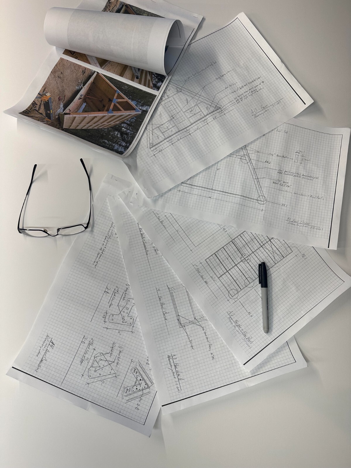 A Frame Plans for a Cabin, Tiny Home, Airbnb, Guest House, He Shed, She Shed
