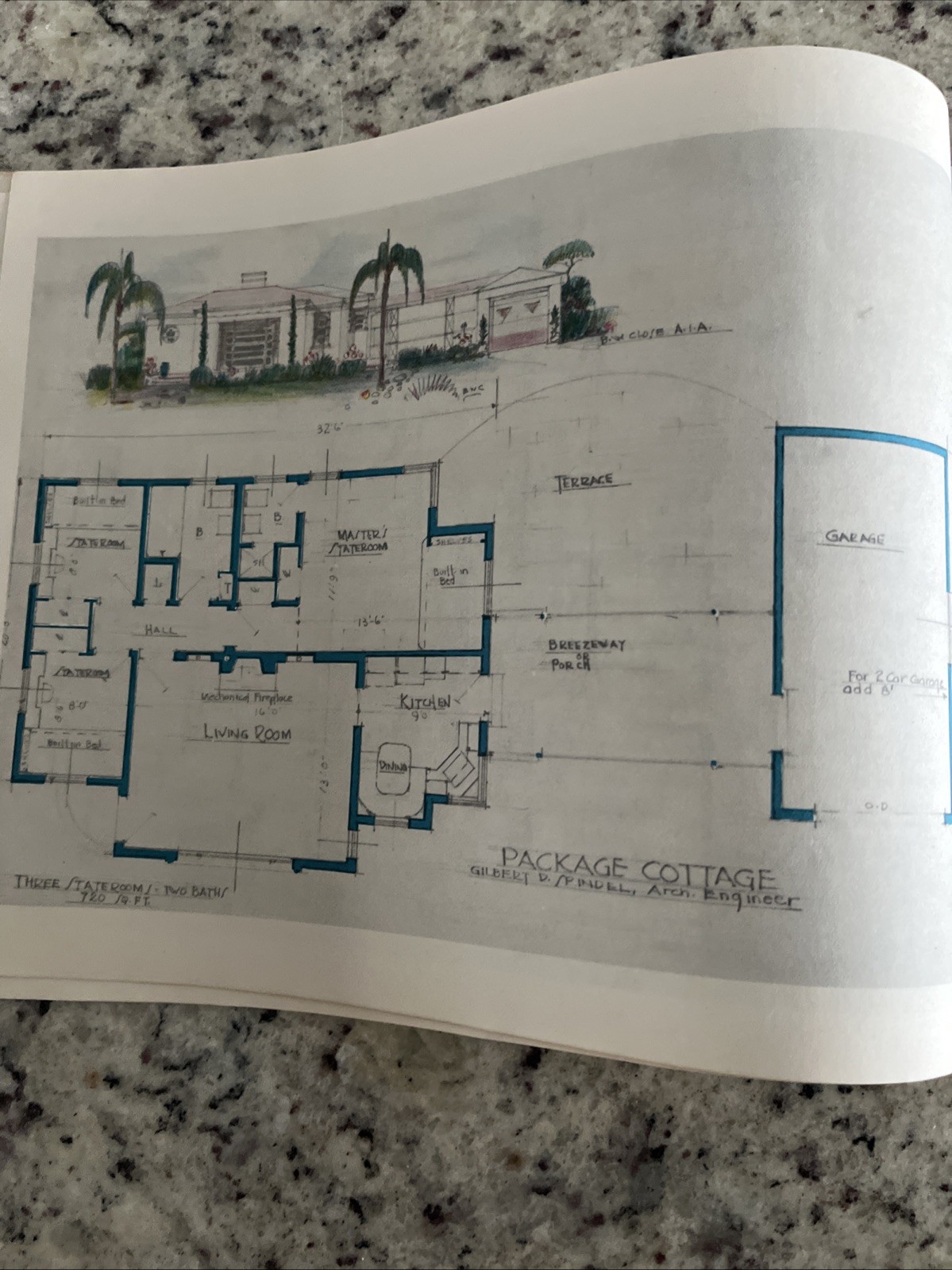Vintage 1945 Future Homes Co Home Plan Catalog MCM Ranchers 50 Colorful Drawings