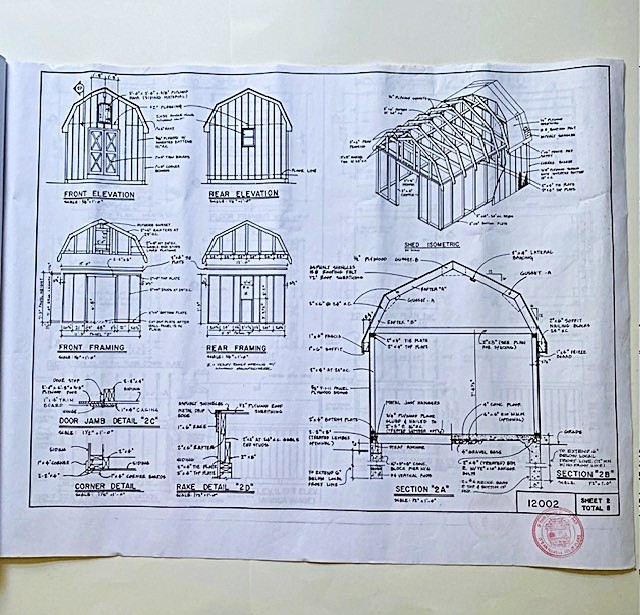 UCANDO Barn Storage Shed w/ Loft DIY Blueprint Plans – Project 12002