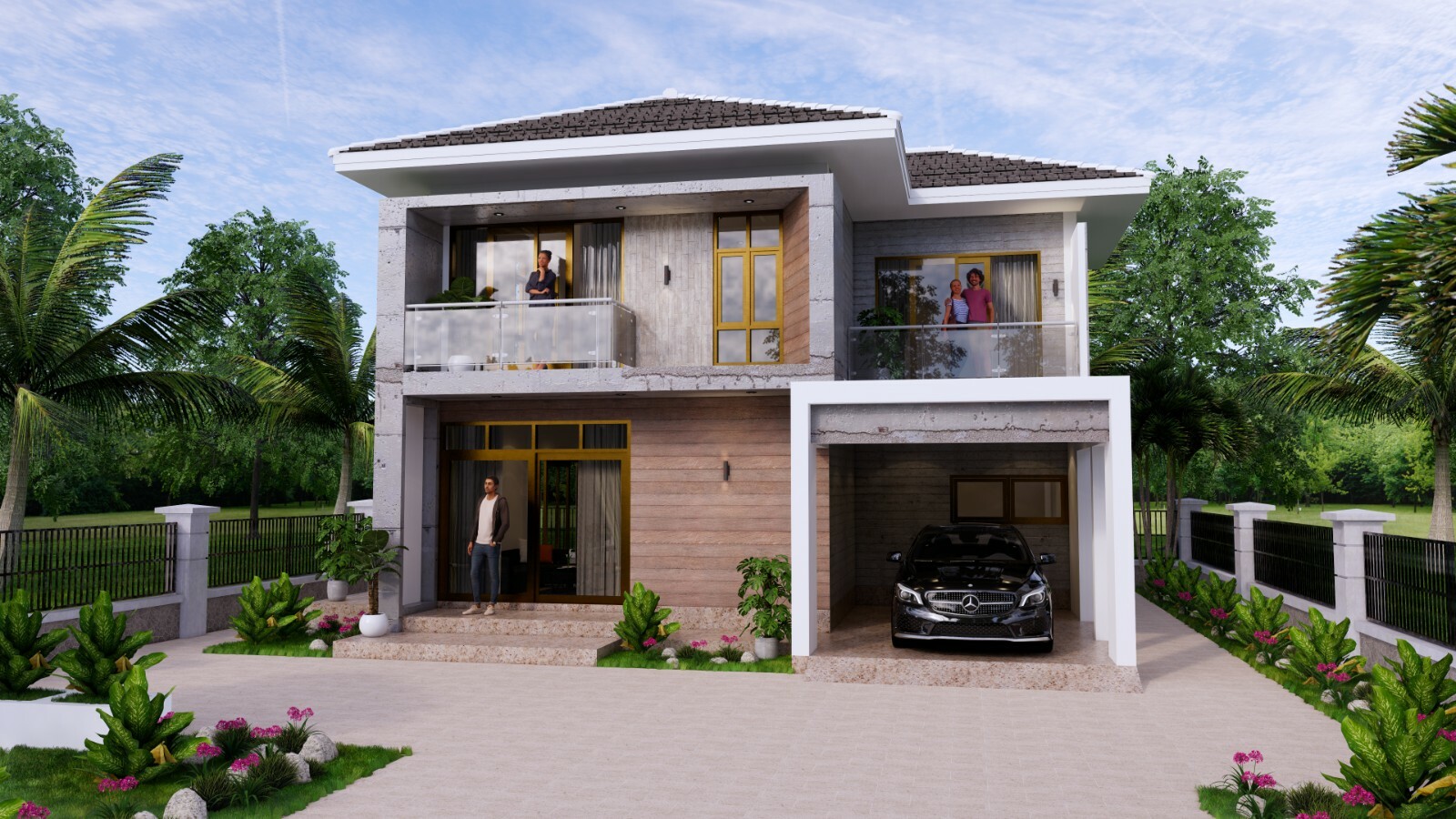 30×31 Feet Small House Design 9×9.5 Meter 3 Beds Full PDF Plan (A4 Hard Copy)