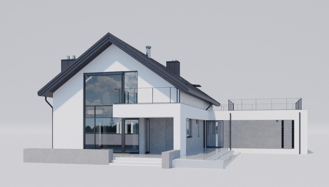 Modern House Plan, American Style House, Barndominium House, Farm House- MANİSA