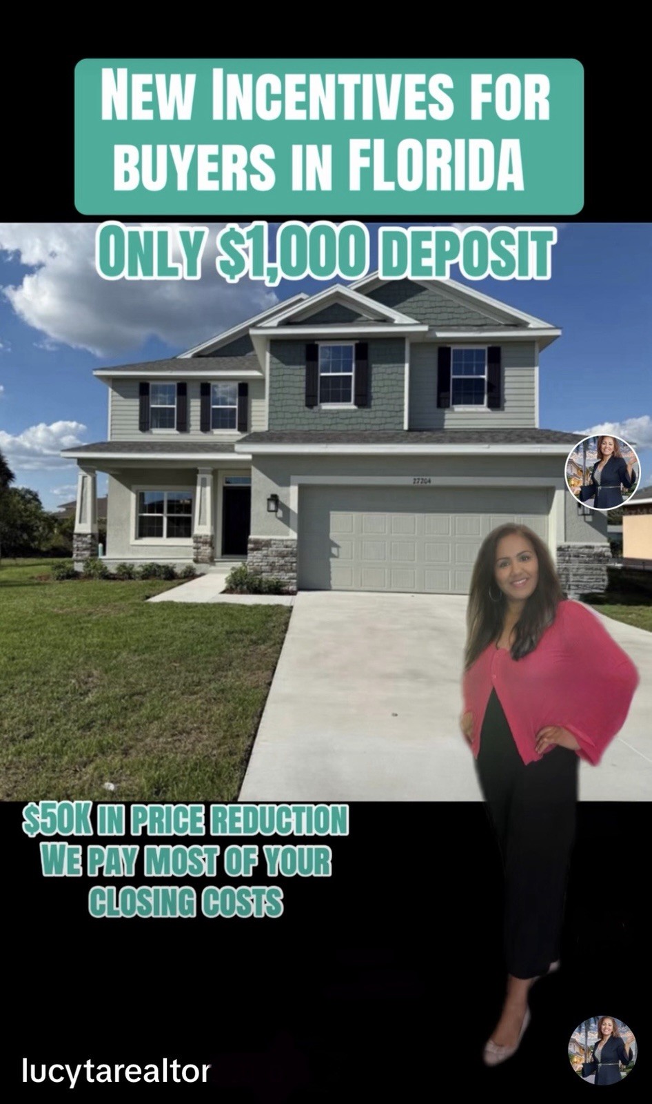 New Construction Home/Punta Gorda, FL, 5 Bed/3.5 Bath, 2,705 SqFt Move-In Ready
