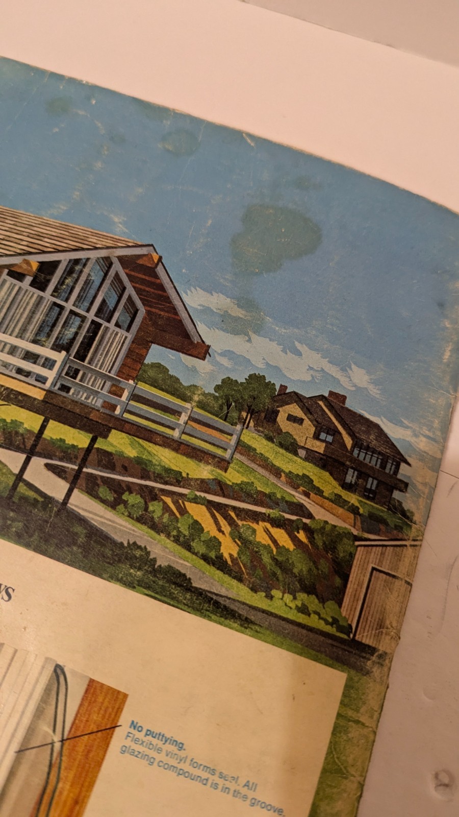 VTG 100 Multi-Level Hillside Home Plans Design Catalog Blueprints 1972 MCM
