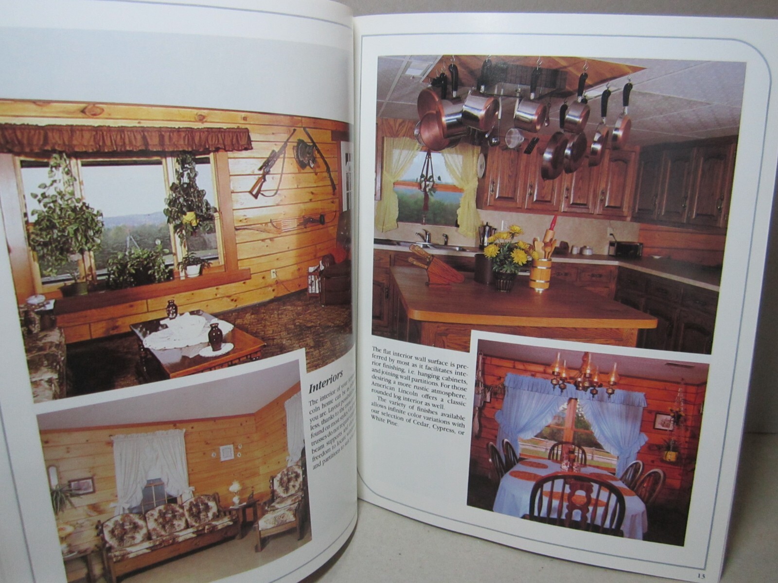 American Lincoln Homes Planning Guide Floorplan 1984 Building Package Timber