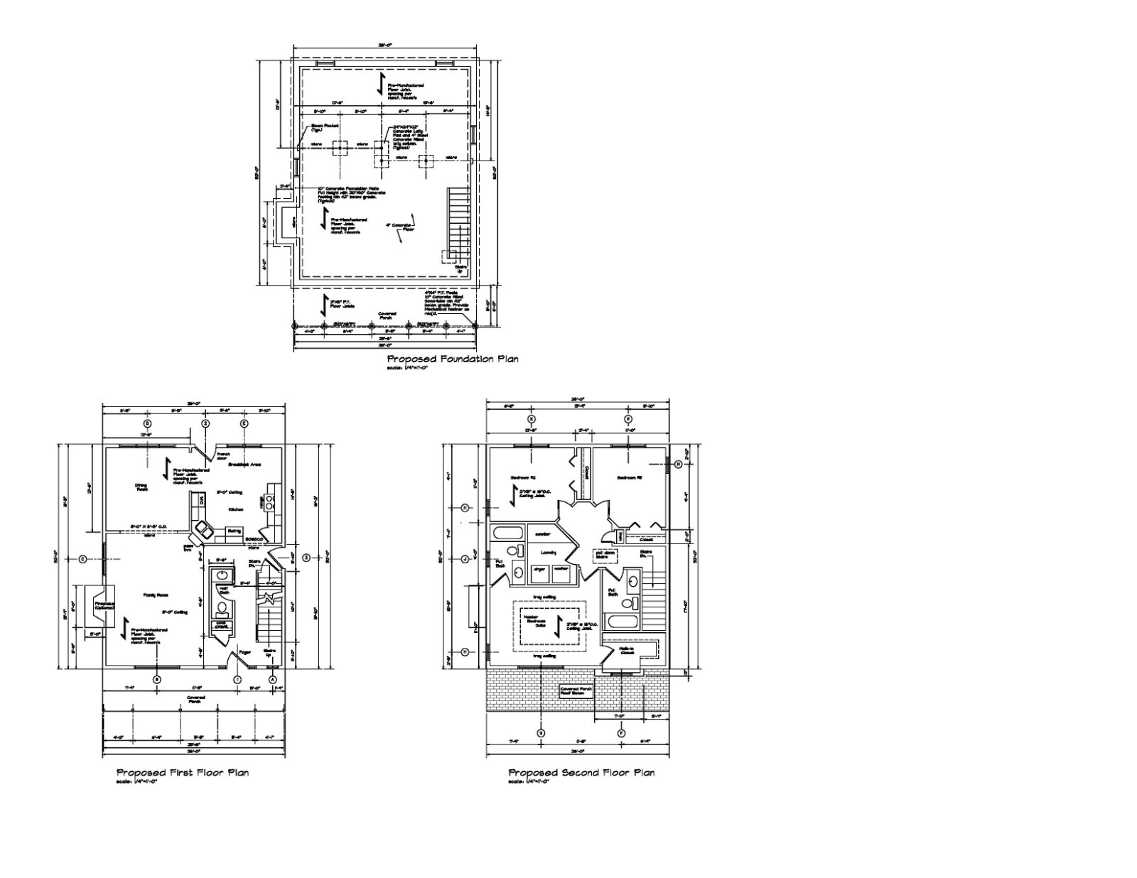 COLONIAL PLANS 1650 SF 3BR-2B NARROW COLONIAL PLANS #2316 inc material list