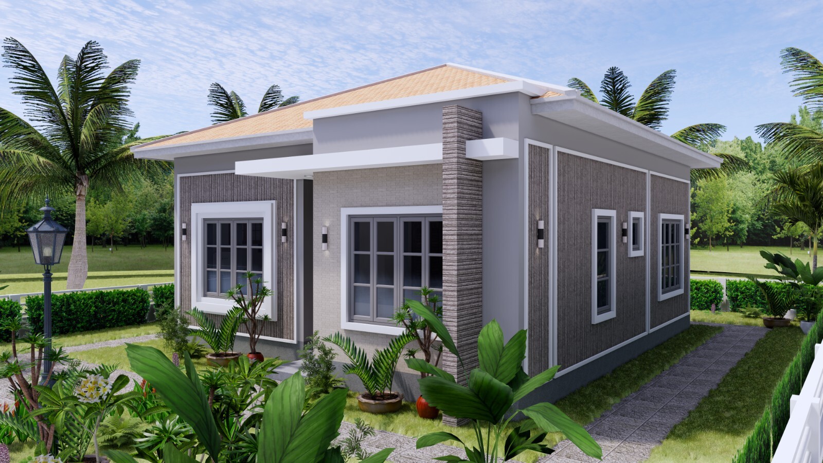 27×30 Feet Small House Design Plans 8×9 Meter 2 Beds 1 Bath Hip (A4 Hard Copy)