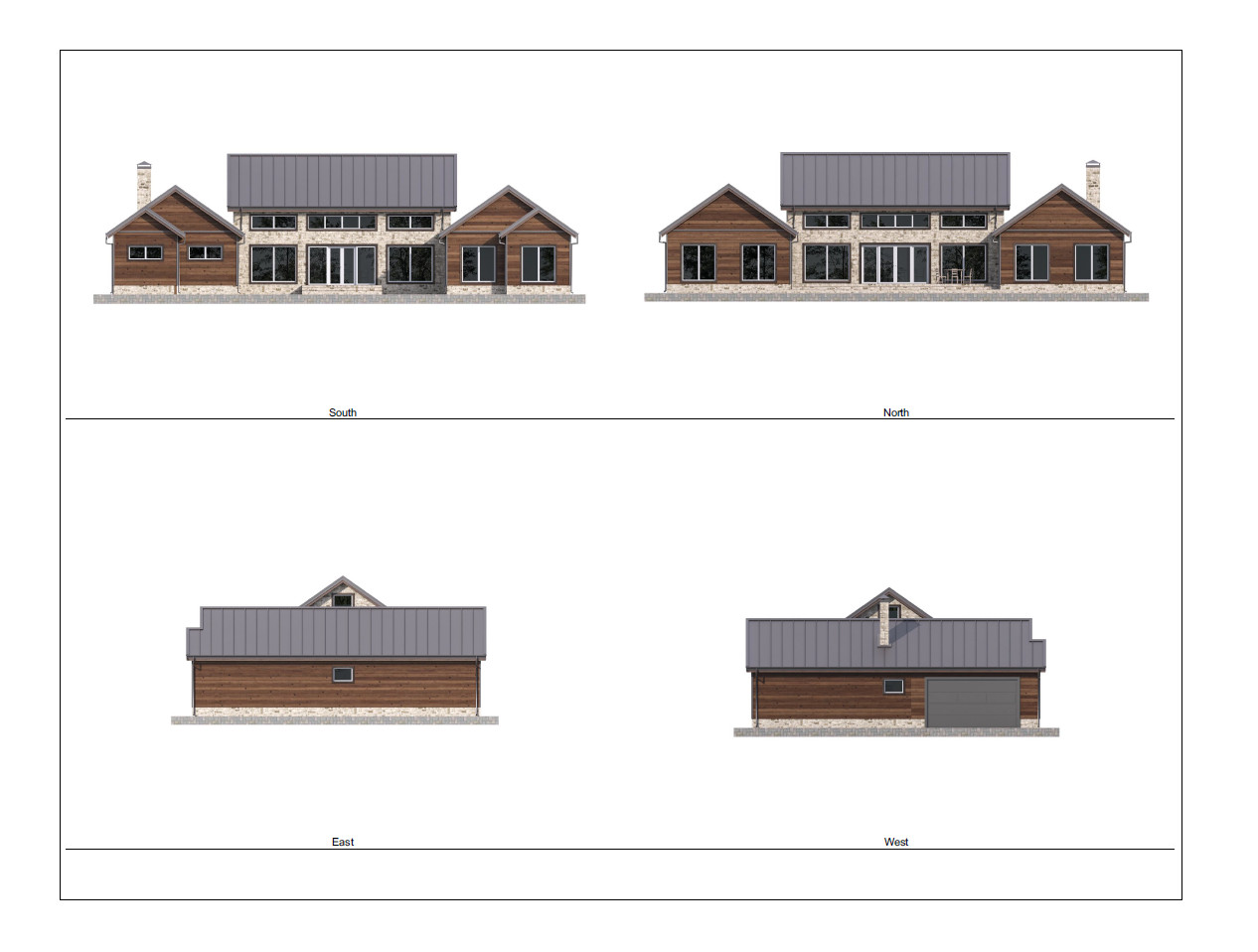 Mill Farm Loft House 4 Bed, 3.5 Bath Architectural Build Plans PDF Download