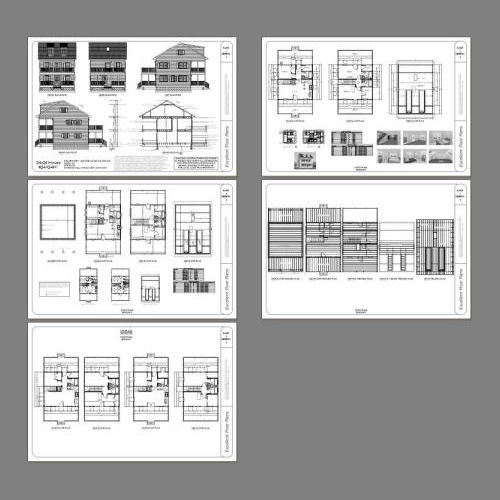 24×24 House — 3 Bedroom 3 Bath — 1,660 sq ft — PDF Floor Plan