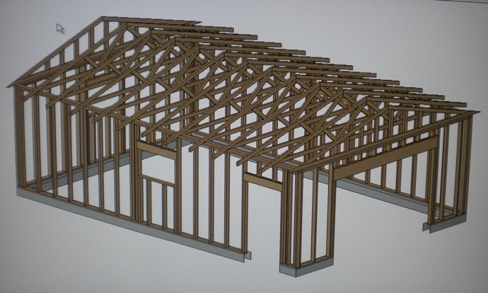 PERMIT READY 16′ X 24′ GARAGE PLAN DRAWN TO SCALE BLUEPRINTS AND MATERIALS LIST