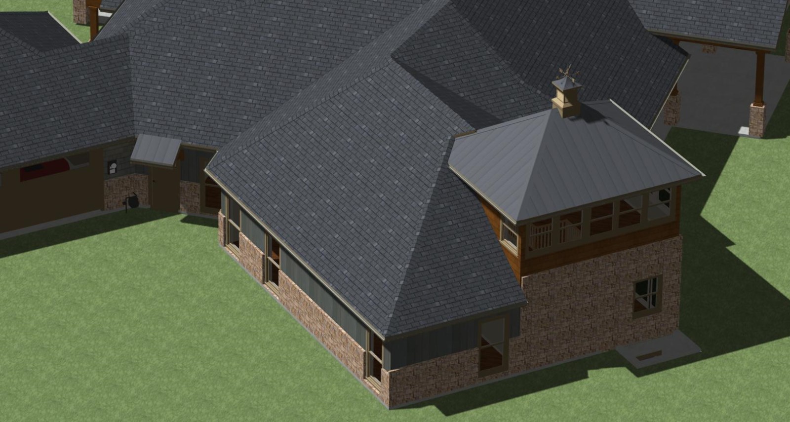 ARCHITECT DESIGNED RANCH HOUSE PLAN, 4,950 S.F!, 4BR, 3.5BA, MASTER SUITE, 2-CAR