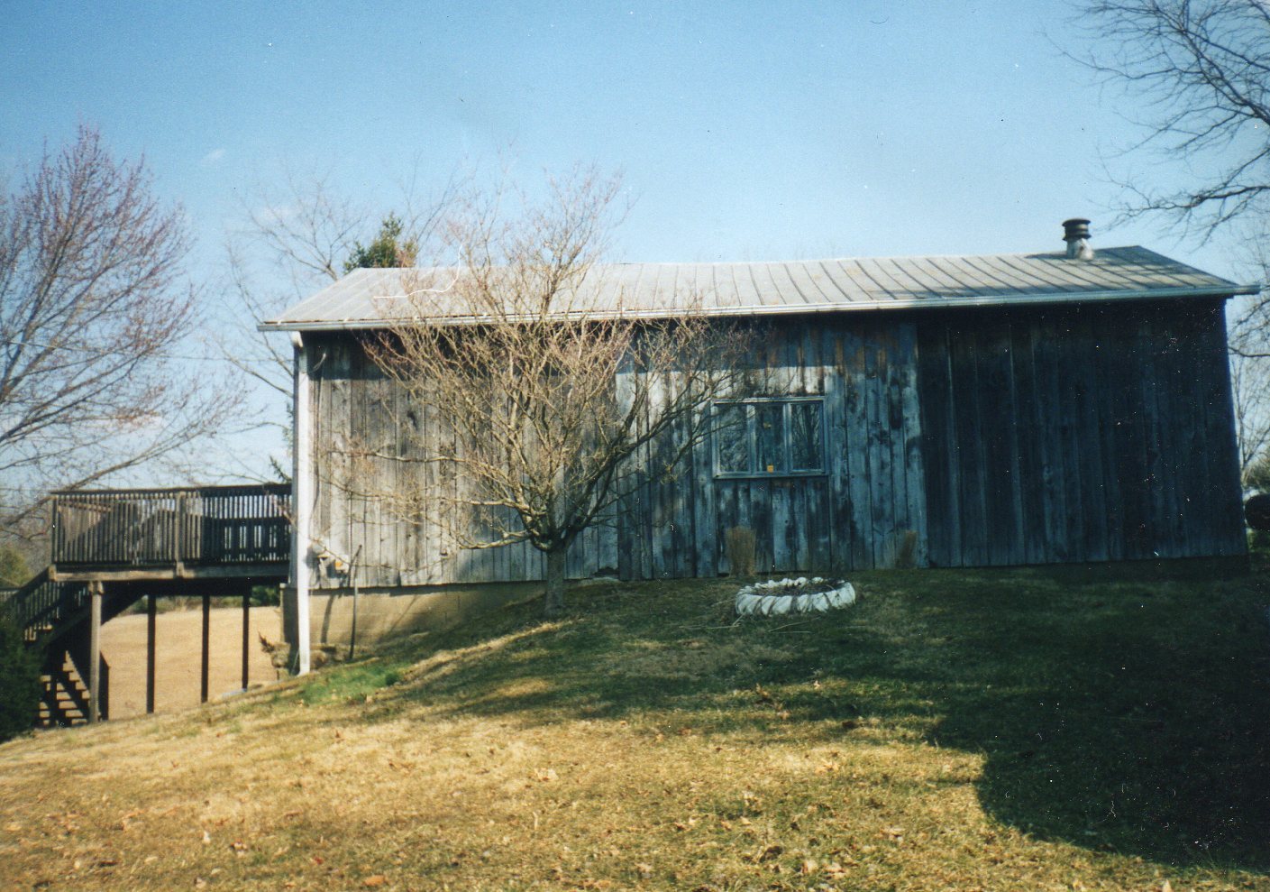 Ohio Salt Fork Area Weathered Barn Dismantle Red Oak White Oak Reclaim Rebuild