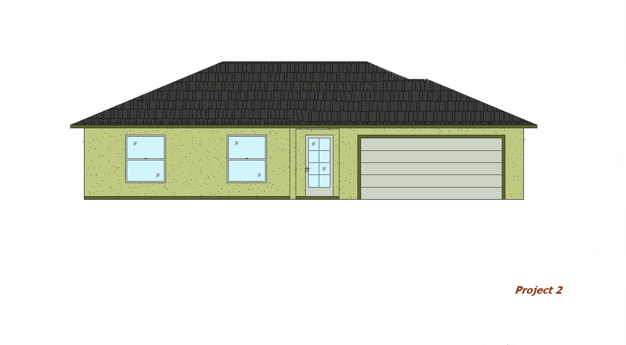 1,789 sq/ft Custom Home Plan Blueprints COMPLETE SET in PDF NEW Family House P2