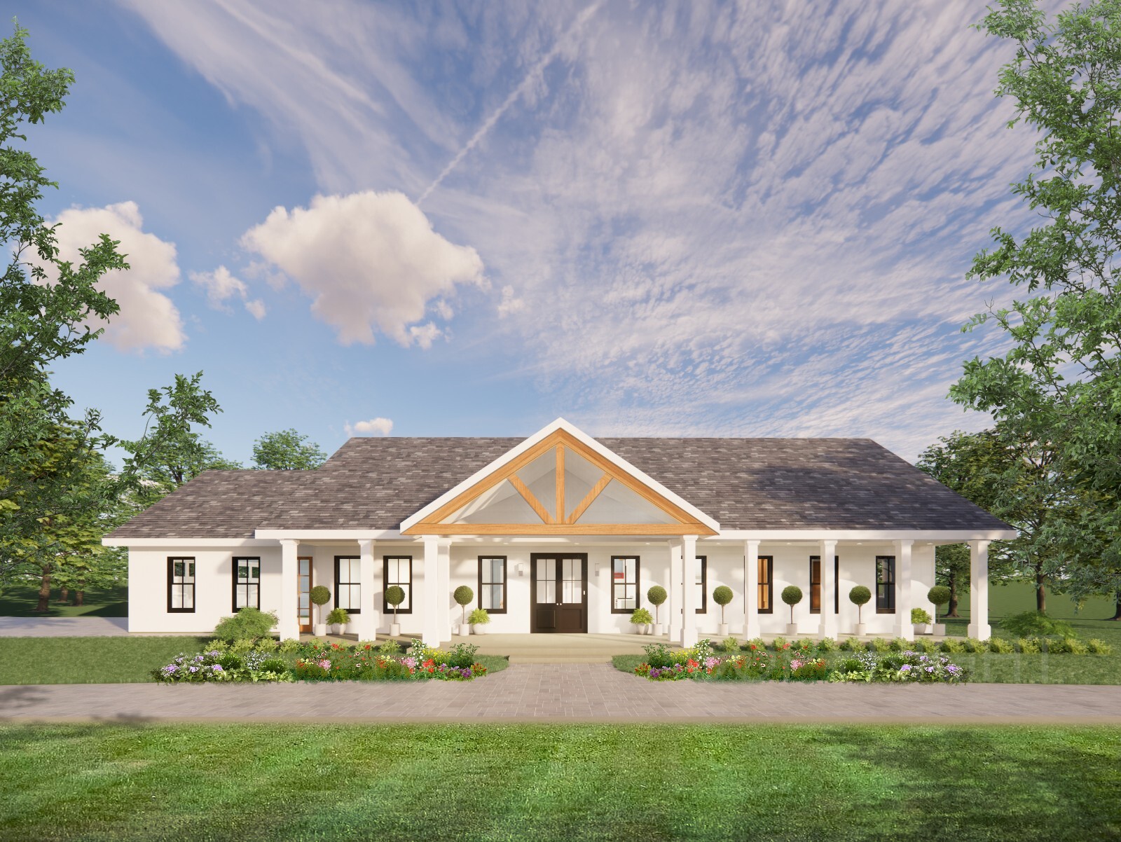 Barndominium House Plan Design 2100 SF 4 Bed 3 Bath Garage – Drawings Blueprints