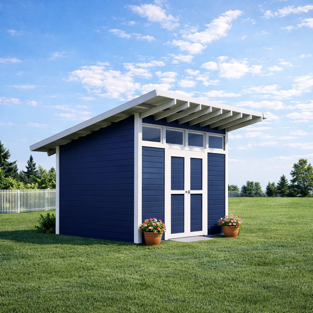 Modern 10×12 Shed DIY Plans – Backyard Workshop Design