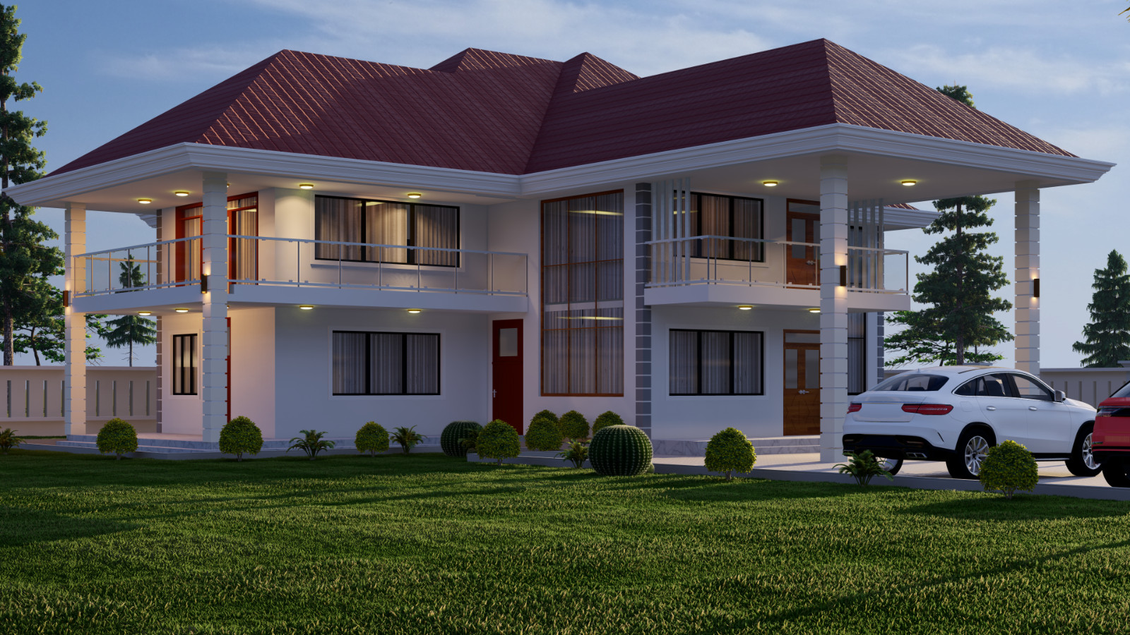 MODERN 5 BEDROOM VILLA PLAN