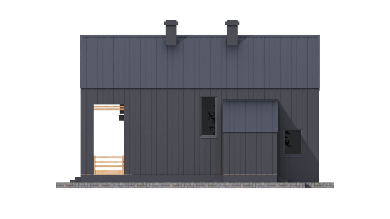 29’x44’ 3 Bed, 3 Bath Premium Barnhouse Architectural Build Plans PDF.