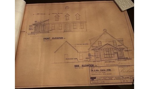 Architectural Drawings Haddonfield NJ Addition 1970s Thomas J Carroll Blueprints