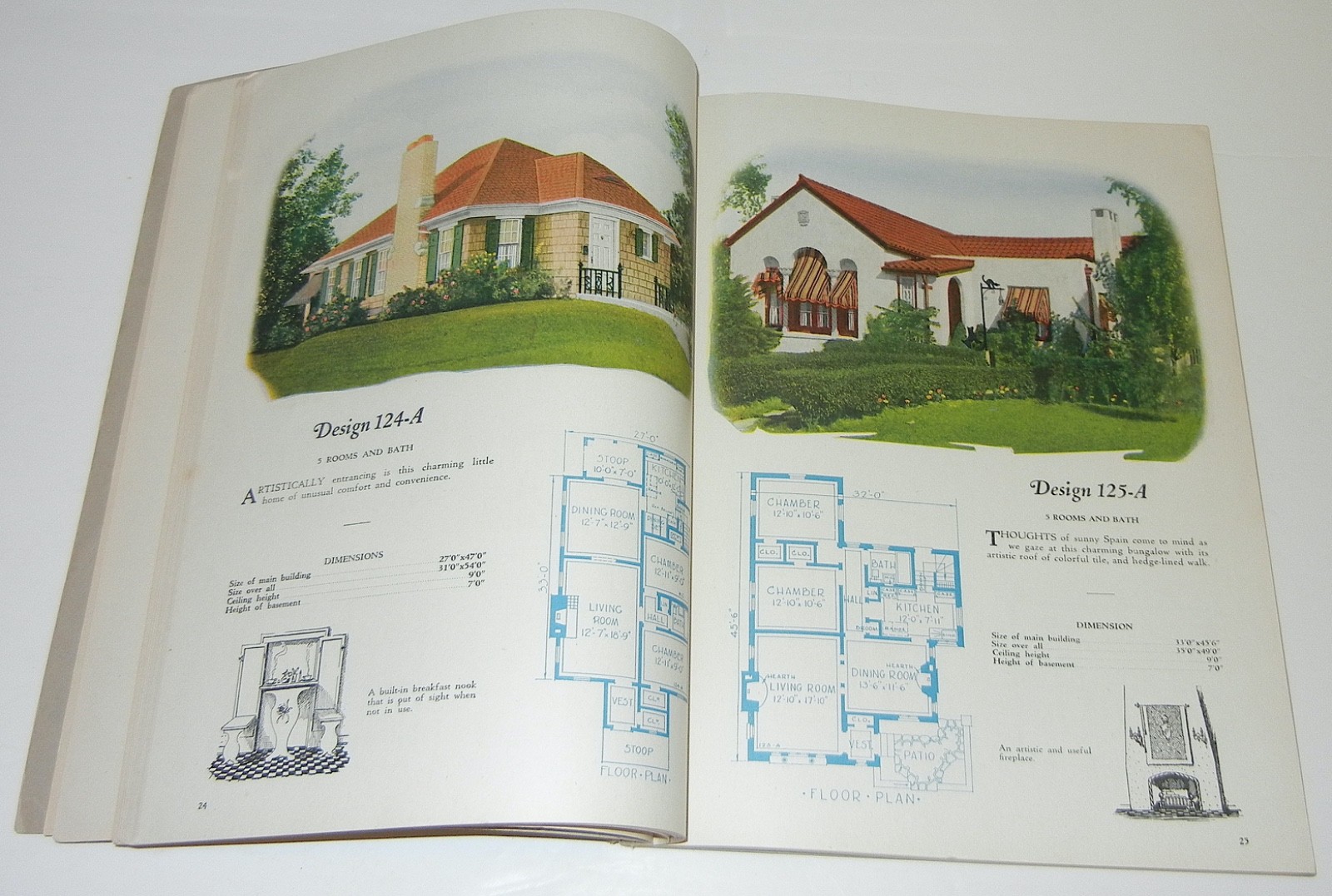 VINTAGE 1929 HOUSE HOME BUILDING DESIGNS FLOOR PLANS EGG HARBOR CITY NJ CATALOG