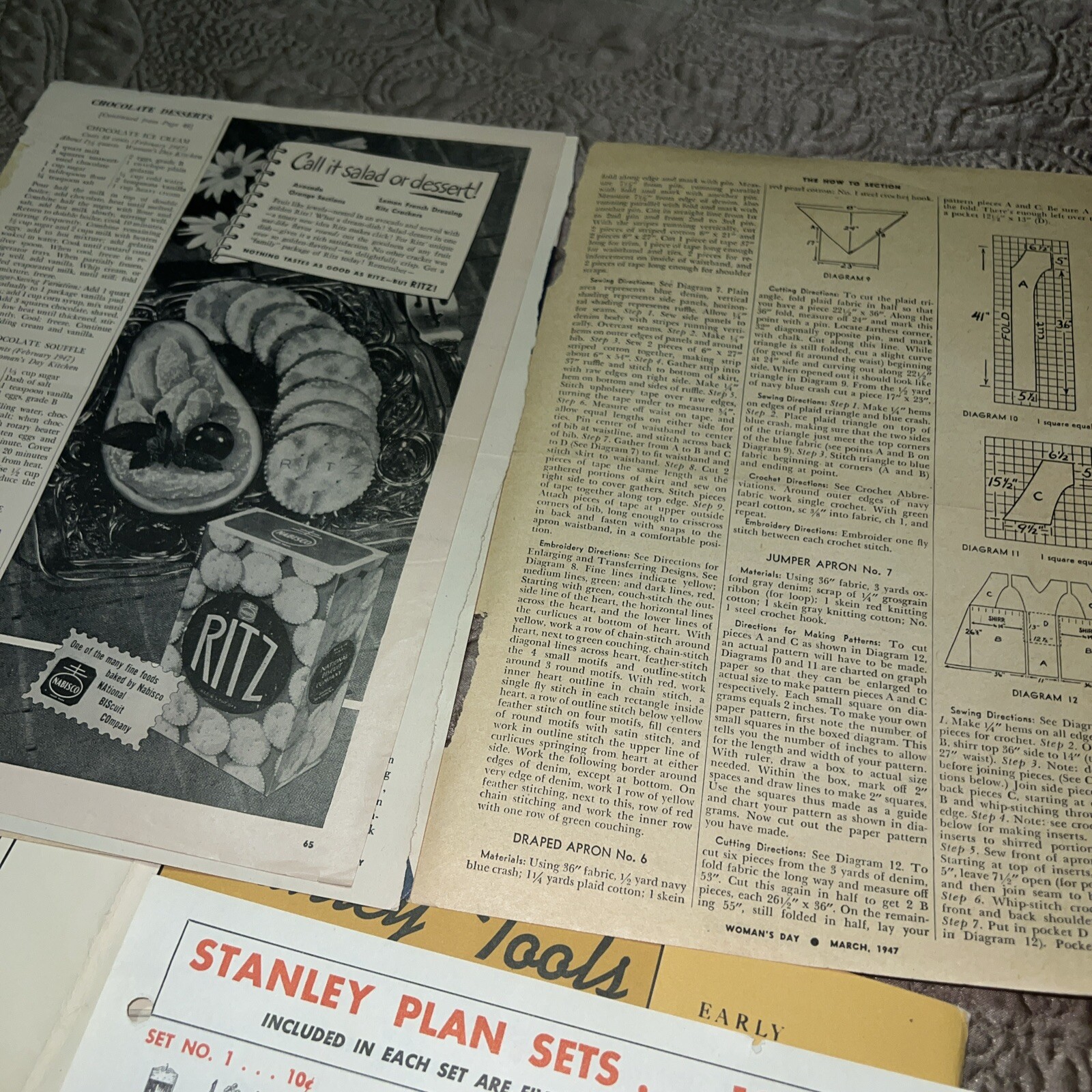 VTG 1948 Stanley – Early American Designs Booklet Series A & B – 30 Total Plans+