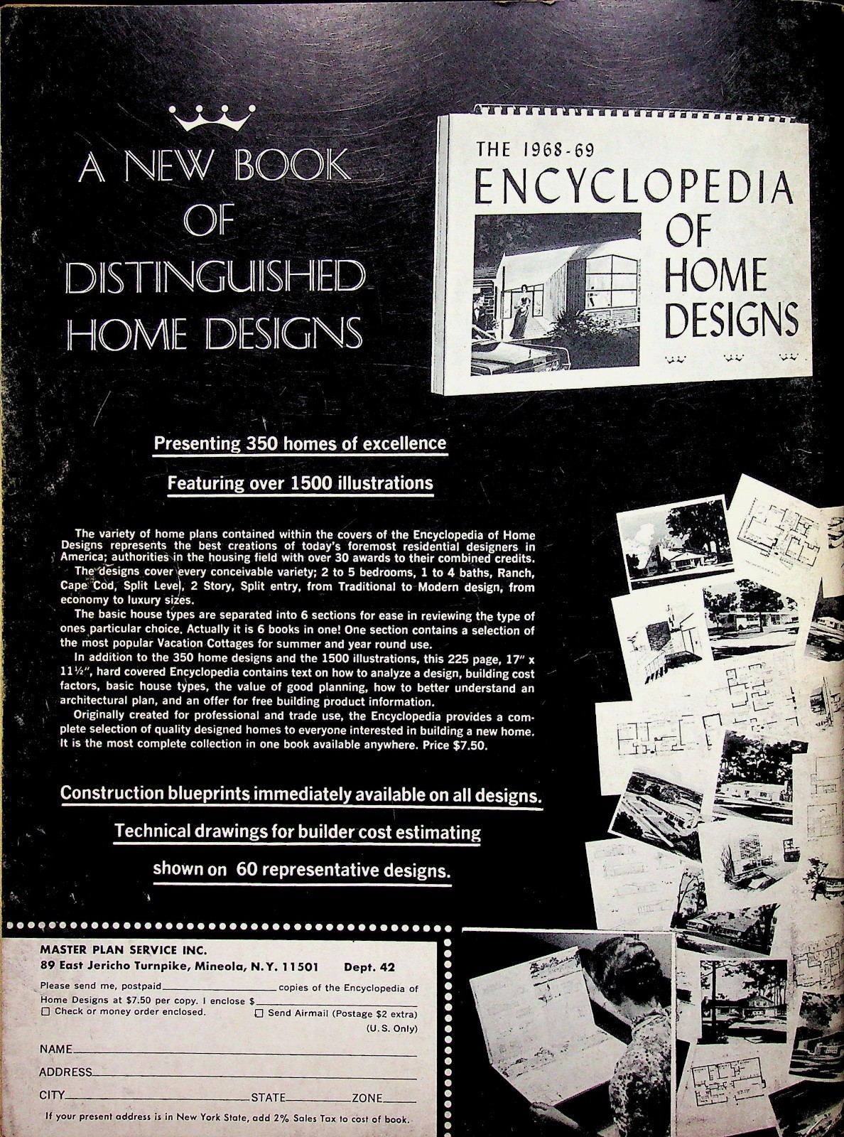 Vtg 1967 Distinguished Home Plans & Products Winter Edition (50 + Pgs.)