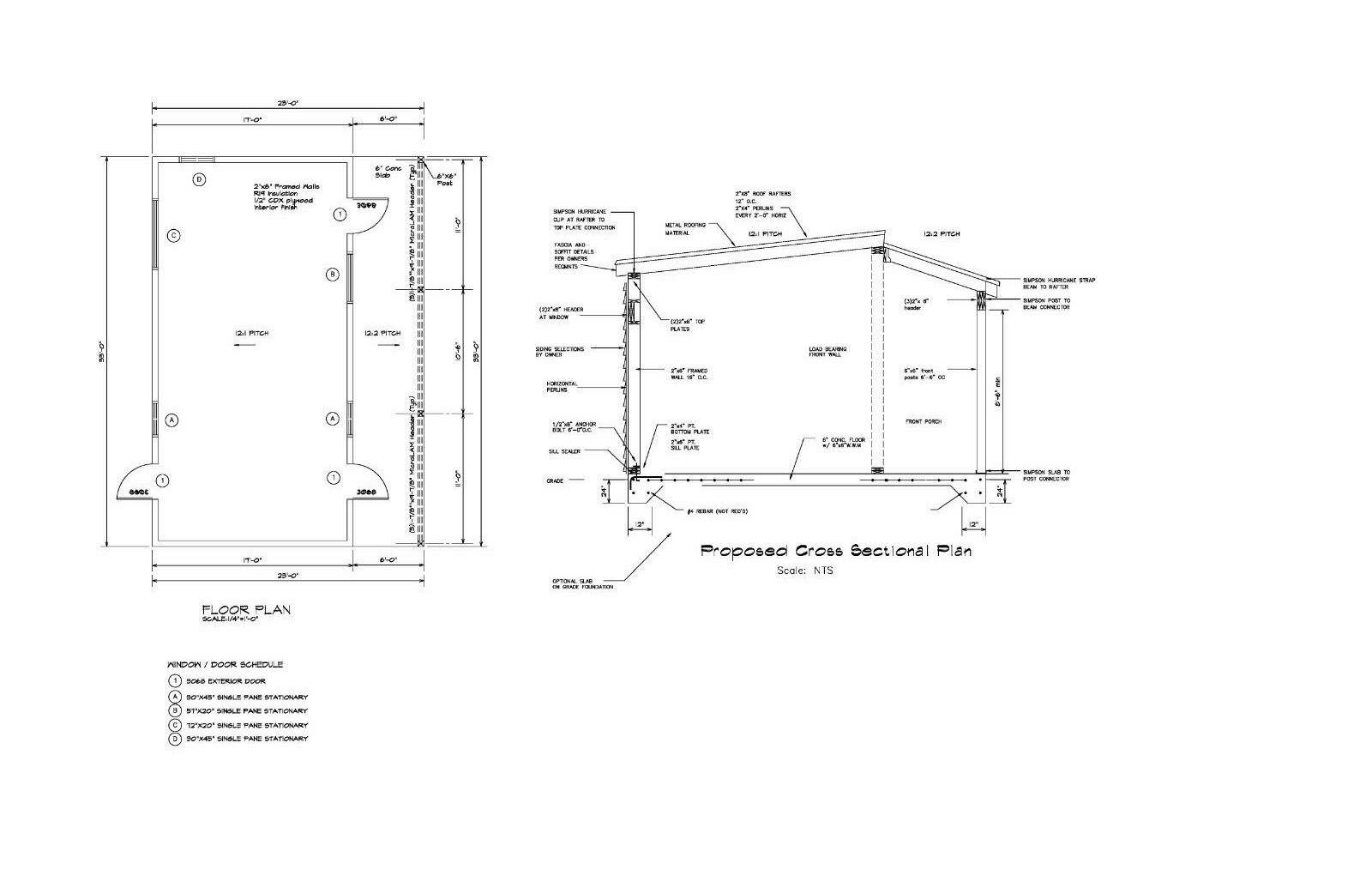 17’X33′ ROW SHED 33’X17′ ROW STYLE SHED PLAN 19-1733-SH-ROW-7