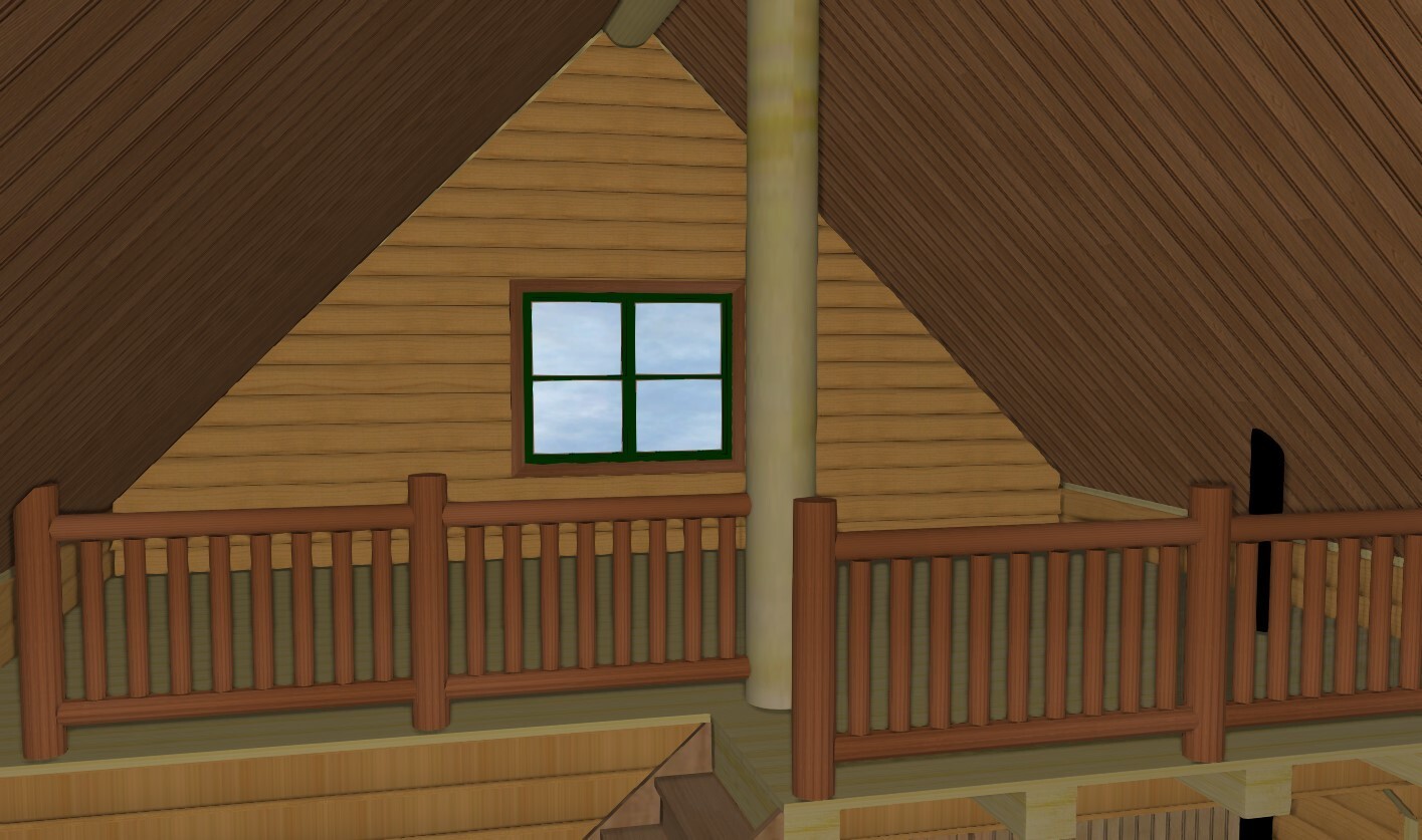 16′ x 30′ White Pine D-Log Cabin with Porch Package – WHOLESALE Price