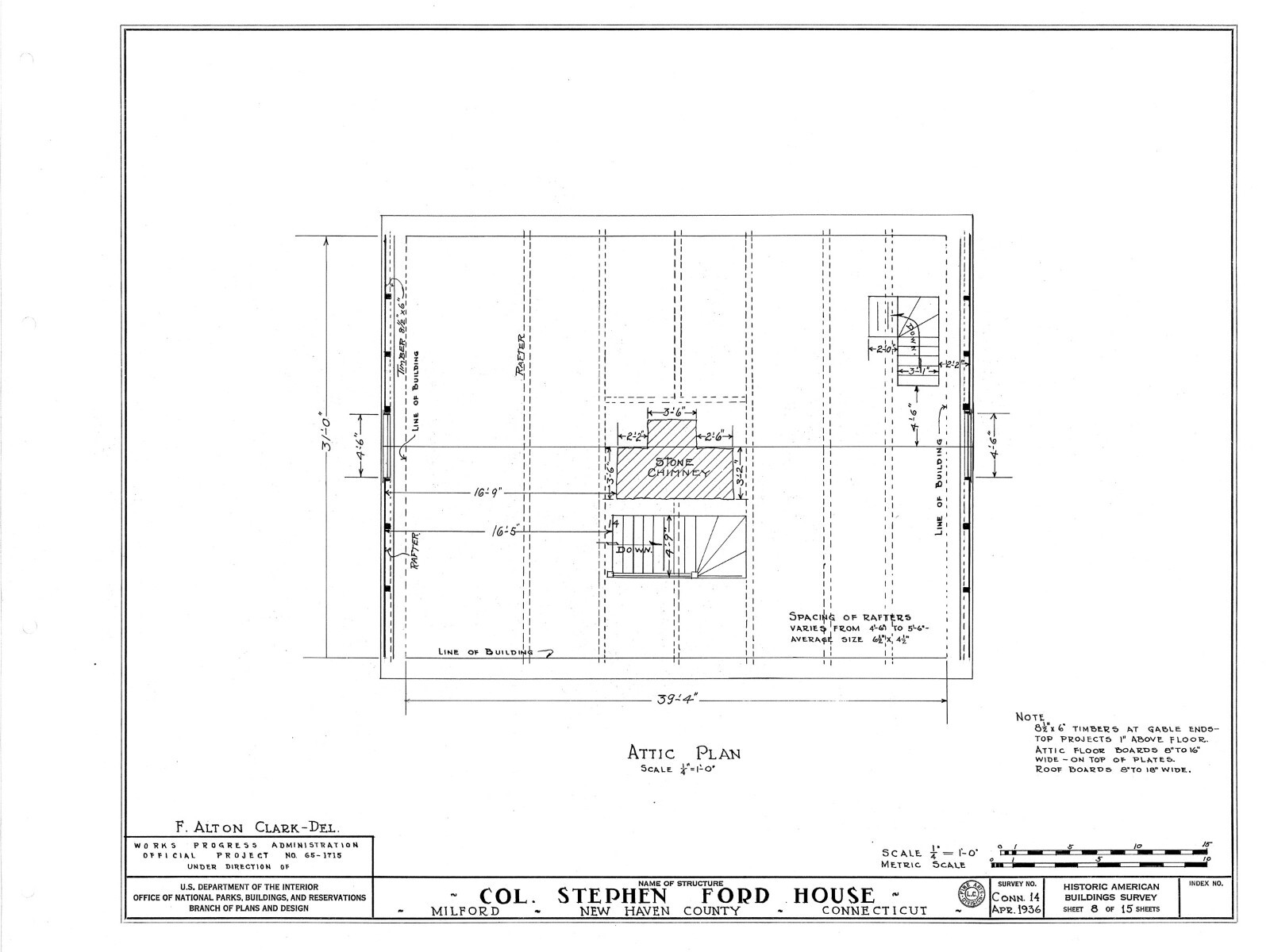Early Colonial timber framed house, 4 bedrooms, printed architectural plans