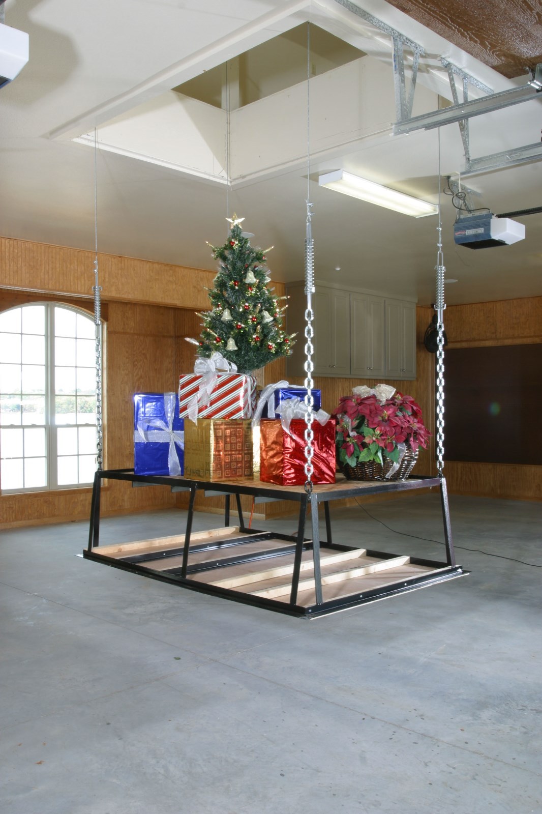 500 lbs. Steel Frame: Attic Lift, Garage Lift, Garage Storage