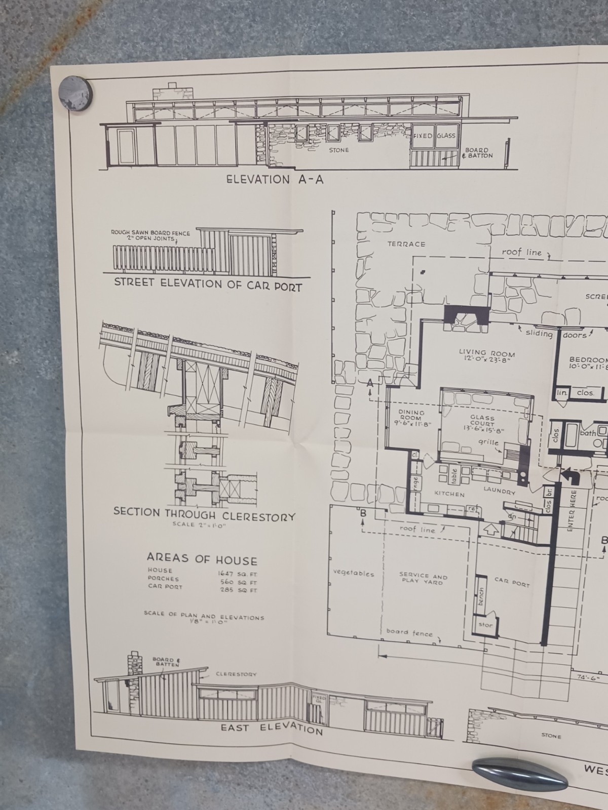 VTG Old West 1948 Good Housekeeping House Floor Plan Martin S Kermacy Ranch MCM