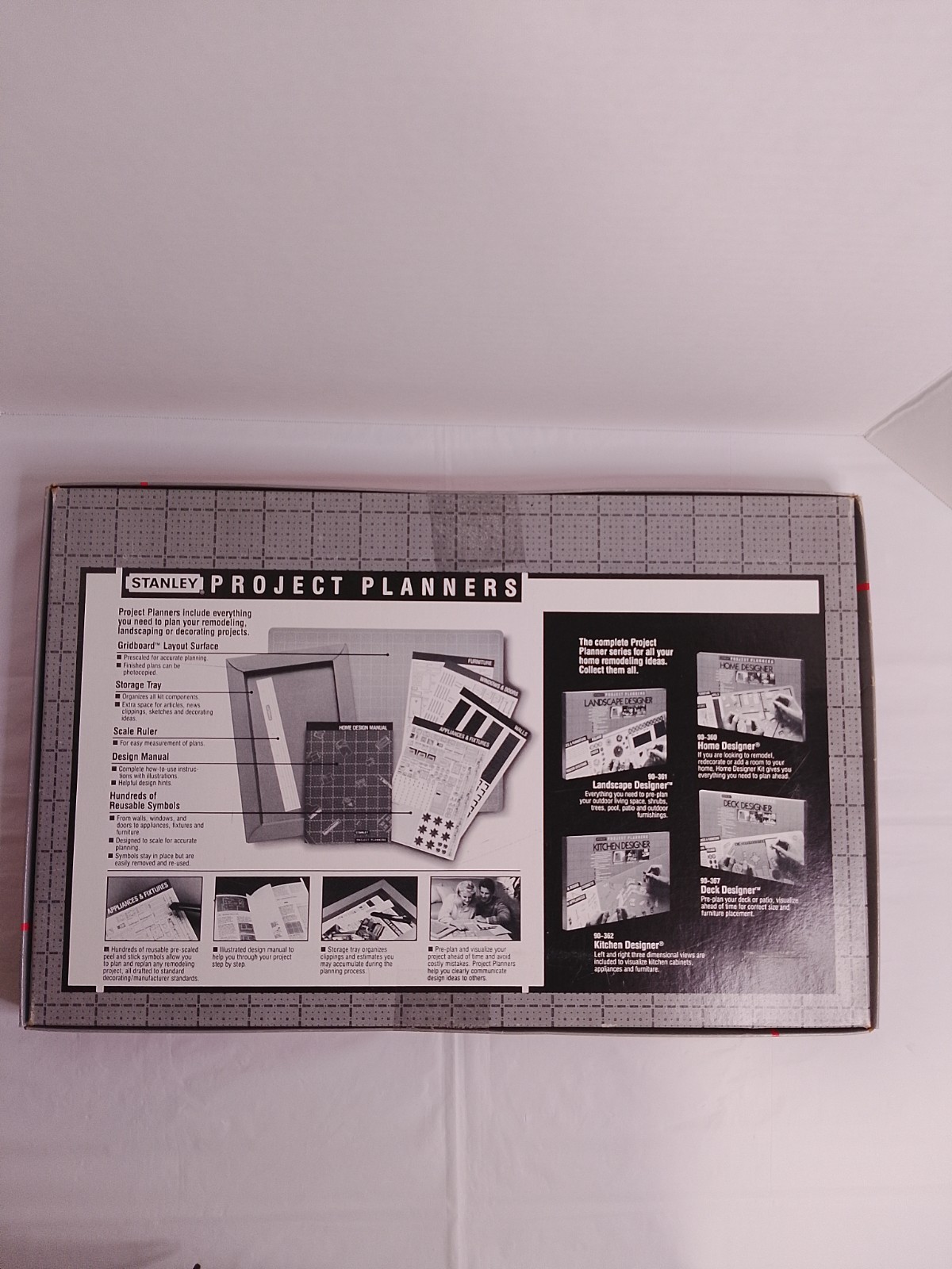 Vintage 1988 Stanley Project Planners Home Designer Kit Layout 1/4 Scale 90-360