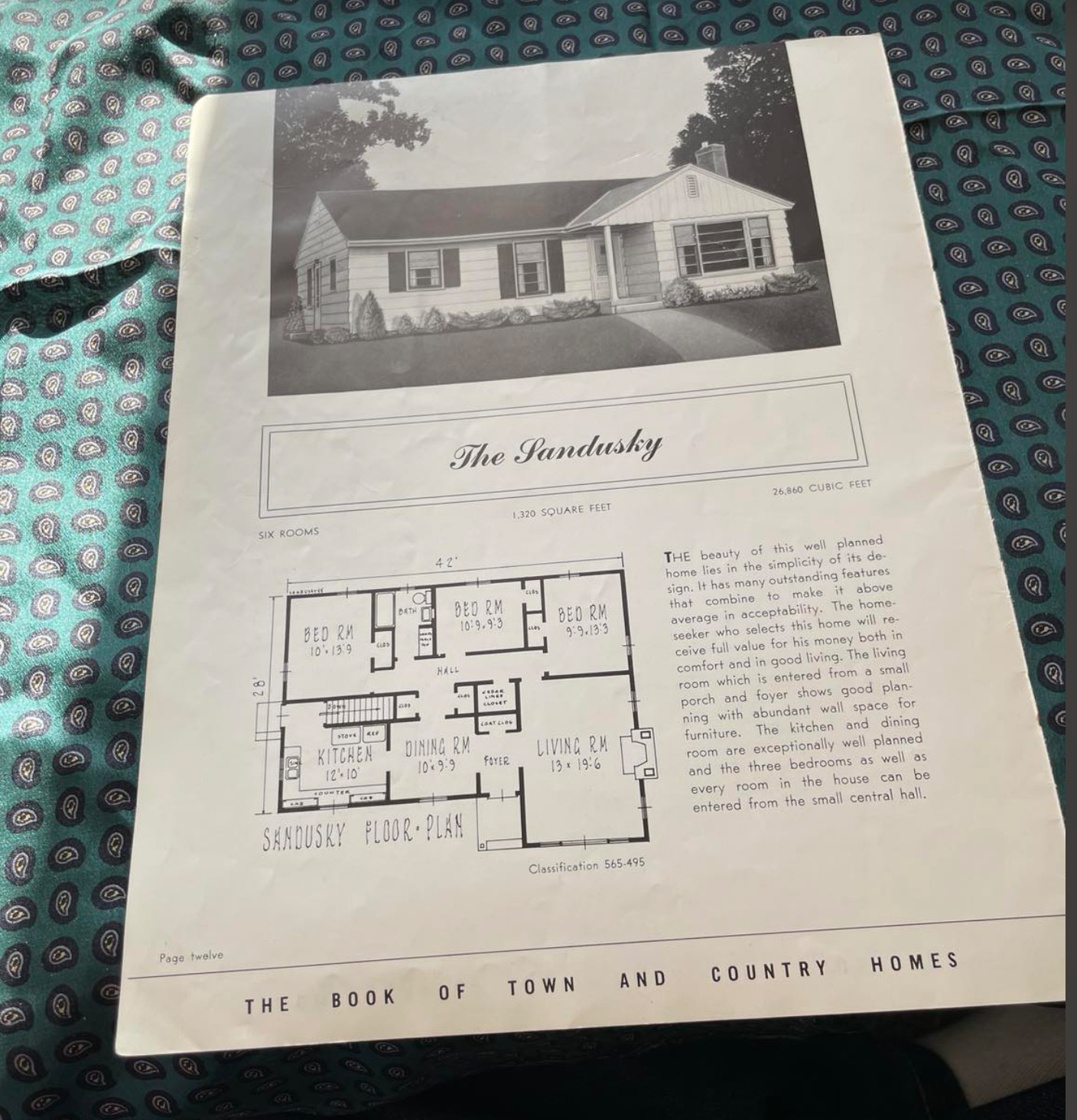 Floor Plans Town Country Homes 1950s Anthony 497-937 Sandusky 565-495