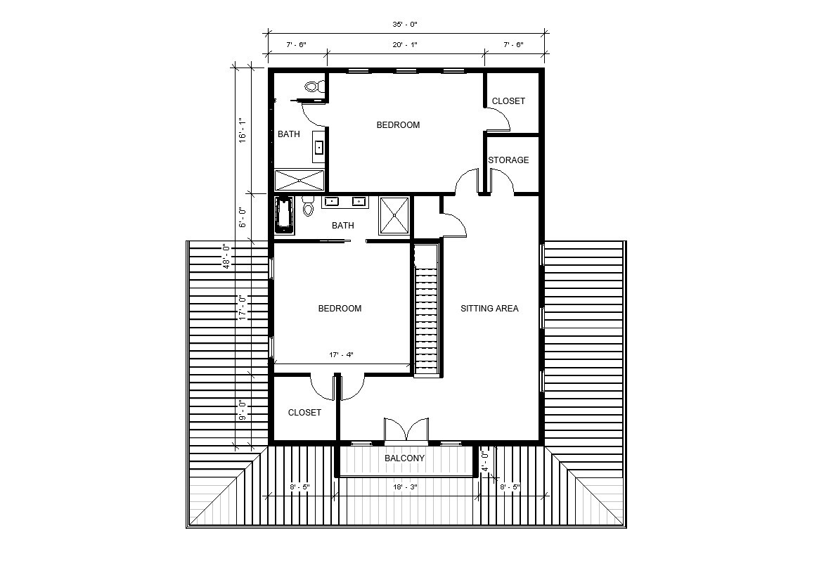 Custom Farmhouse Plan 3 bed 3.5 bath (51’x48′) Custom House Plans and Blueprint