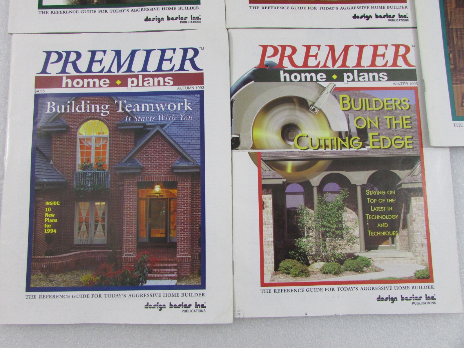 5 Premier Home Plans Catalog: Reference Guide for Today’s Home Builder ’93- ’94