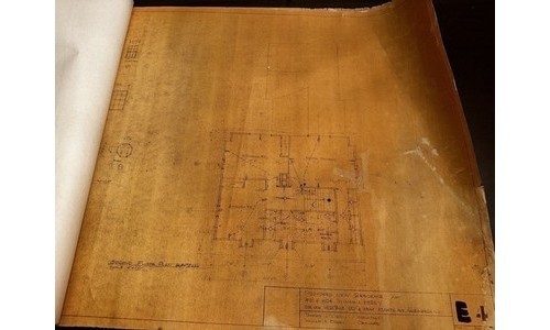 Architectural Drawings Haddonfield NJ Addition 1970s Thomas J Carroll Blueprints