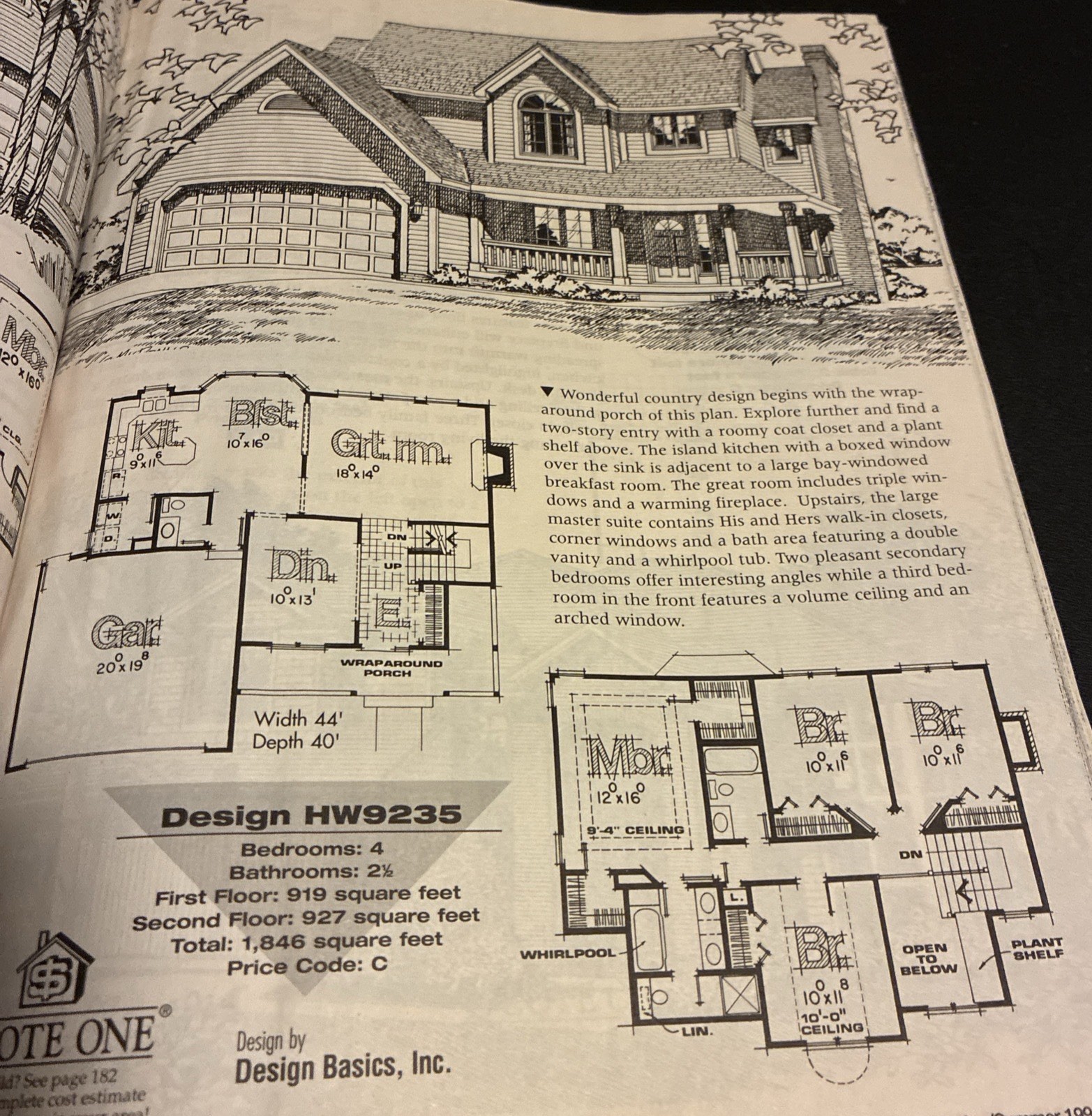 Small Home Designs Spring 1998 Magazine Vintage Many Different Home Floor Plans