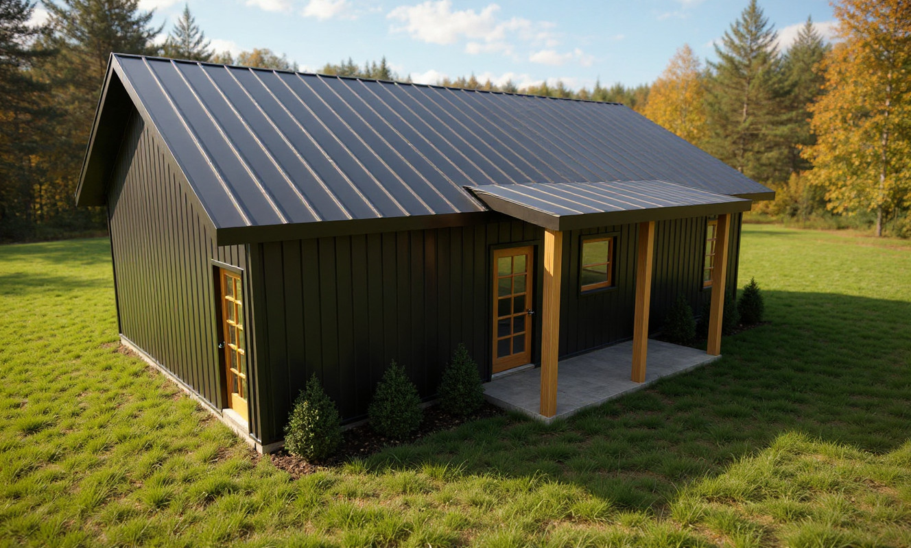 1,100 Sqft of Living space – 3bed 2 bath Small Modern Farm House