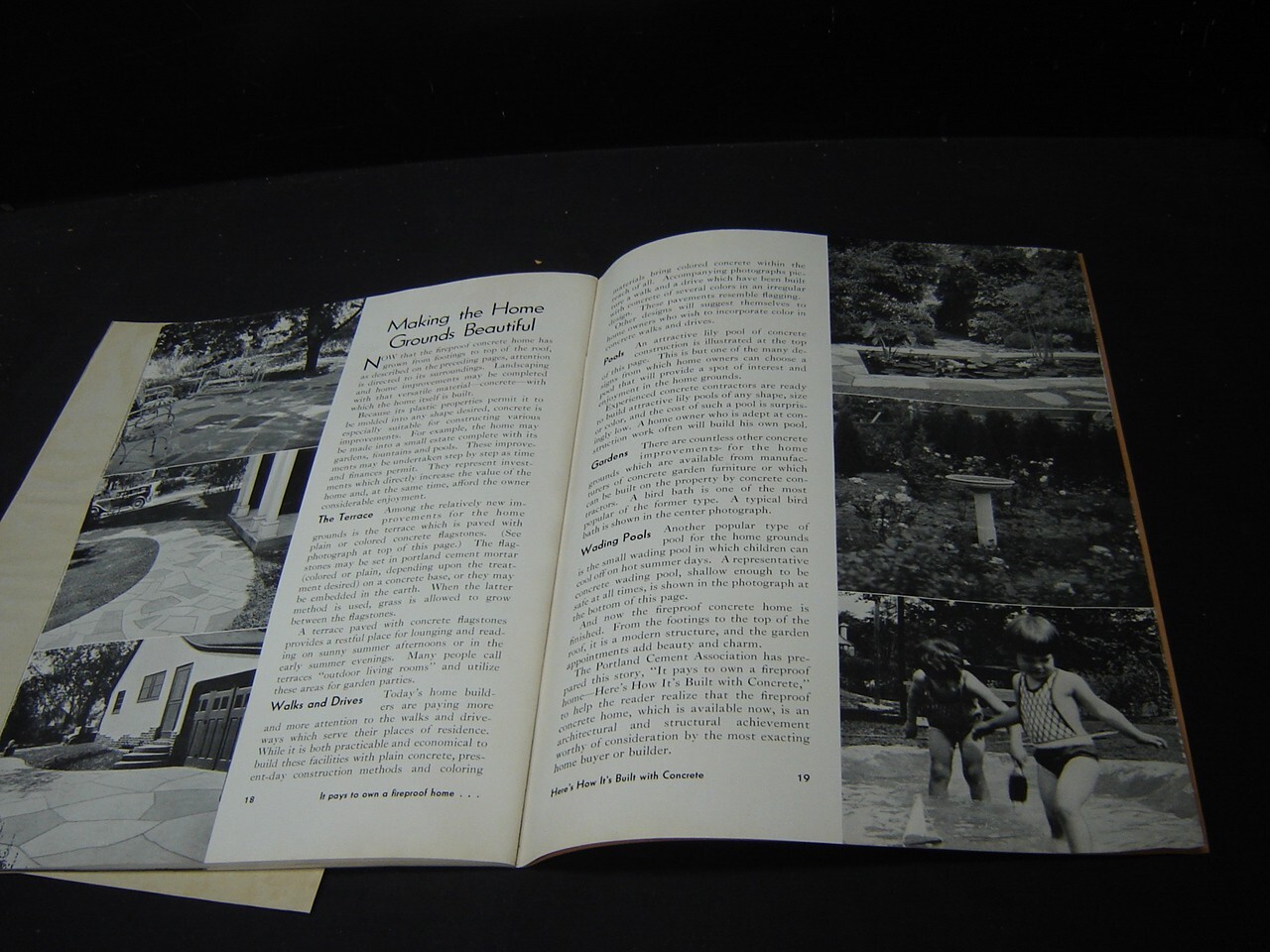 Here’s How Its Built Portland Cement Concrete Home Brochure 1934