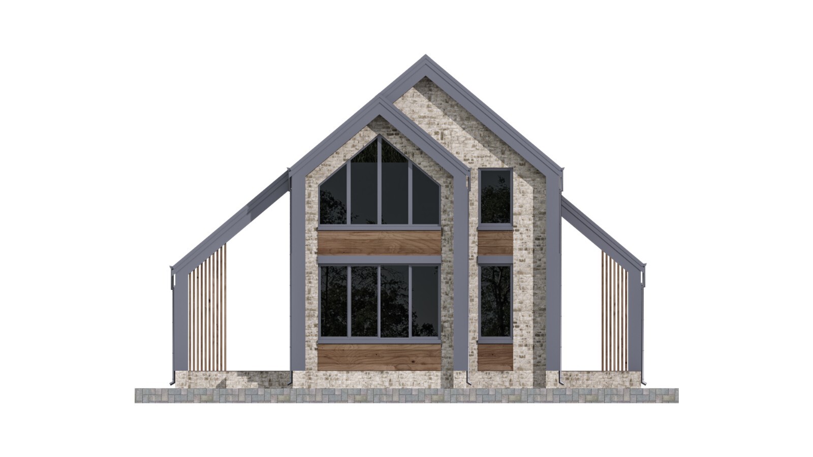 40’x52′ 2-Story, 4 Bed, 3-Bath Cozy Barnhouse Architectural Plans PDF Download.