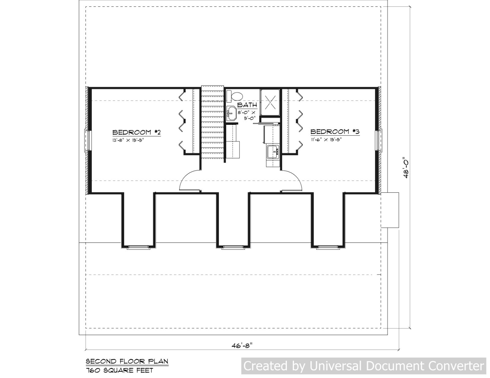 Full Set of two story 3 bedroom house plans 2,534 sq ft