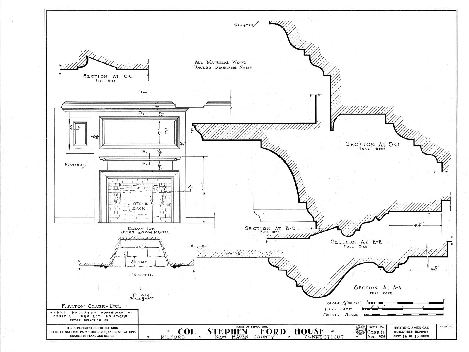 Early Colonial timber framed house, 4 bedrooms, printed architectural plans