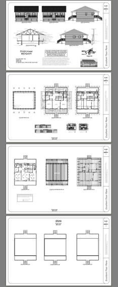 30×24 House — 2 Bedroom 2 Bath — 720 sq ft — PDF Floor Plan — Model 9