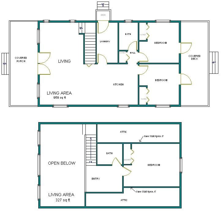 24x40MM Cabin w/Loft Plans Package, Blueprints, Material List