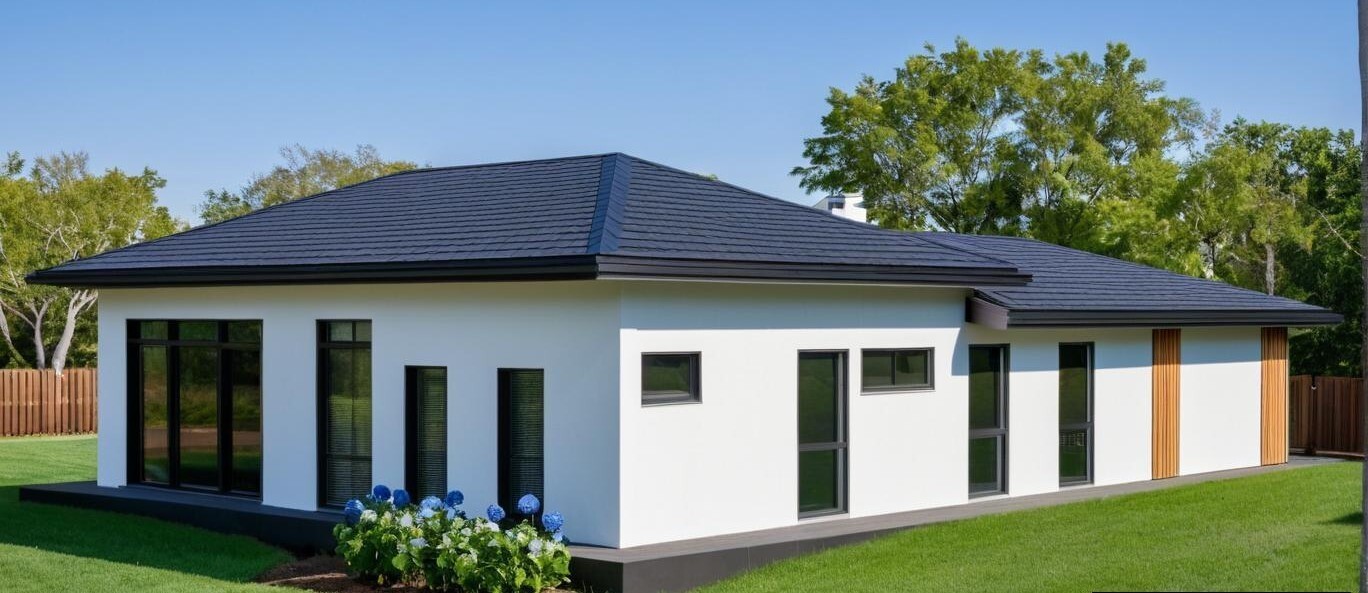Small Modern 3 Bedroom 1.5 Bathroom House Floor Plan Blueprints, 886SQFT/82.3m2