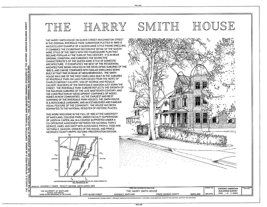 Victorian Queen Anne Style architectural home, tower, porches PRINTED PLANS